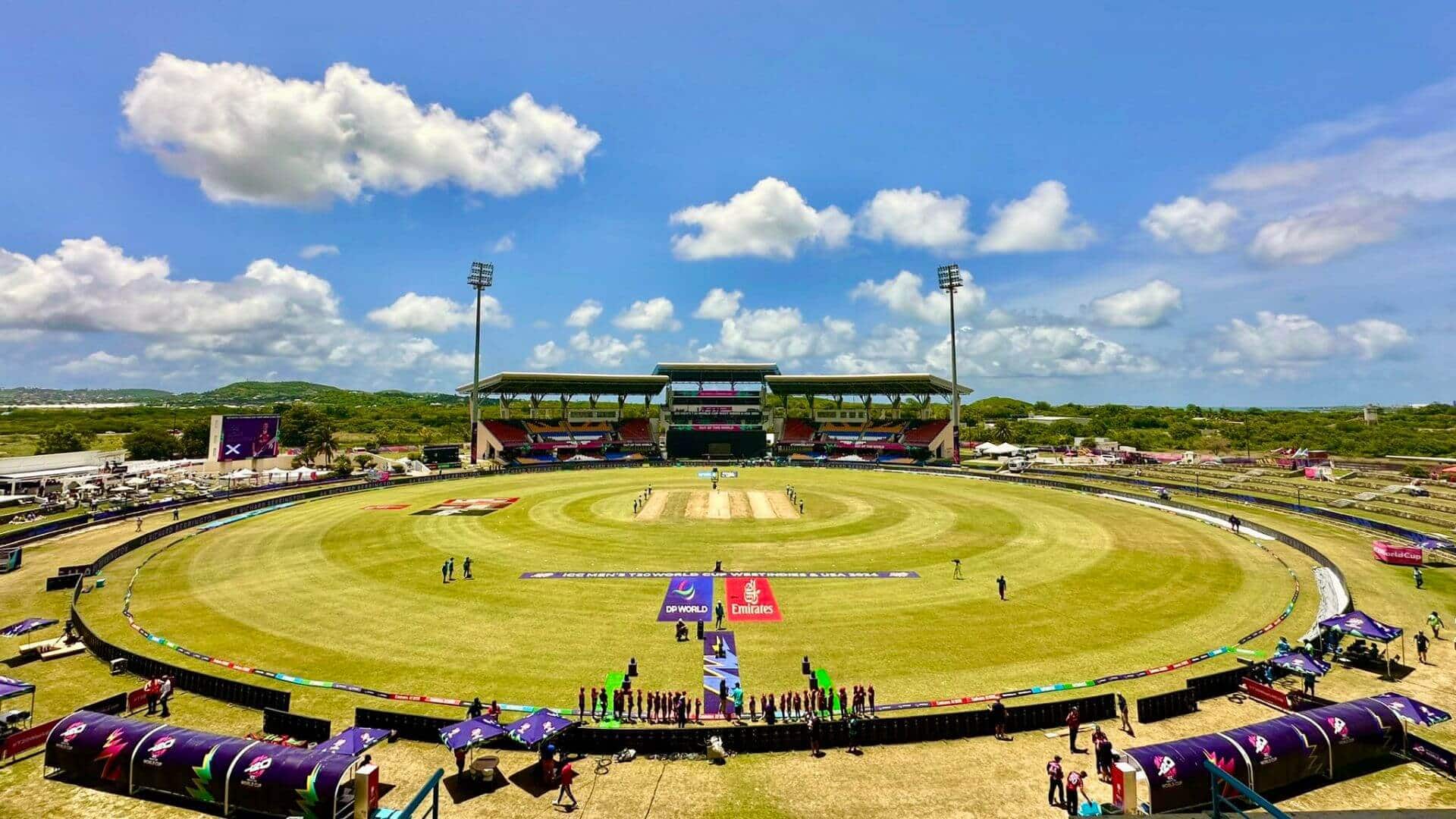 Sir Vivian Richards Stadium Antigua Pitch Report For ENG vs NAM T20 World Cup Match